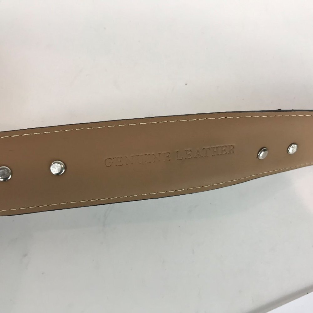 Brighton style brown to black reversible leather belt Size L